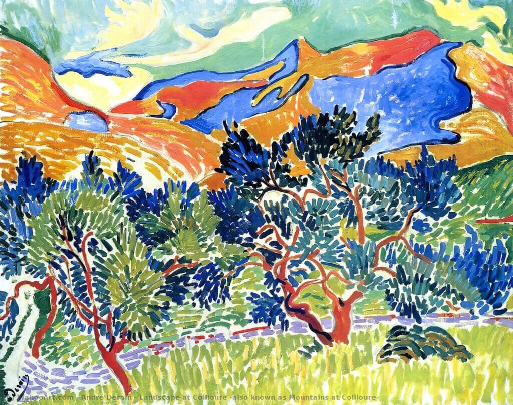 Andre-Derain-Paisagem-em-Collioure-fauvismo