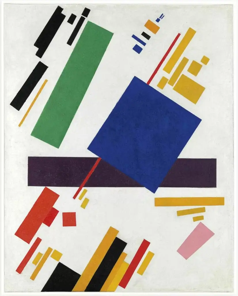 Pintura de arte abstrata de Kazimir Malevich